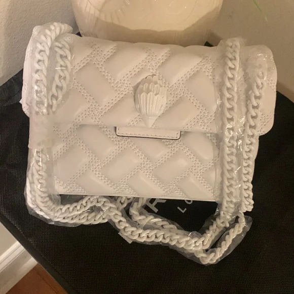 Kurt Geiger London Mini Kensington Drench Leather Shoulder Bag - Picture 1 of 16